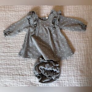 Quincy Mae Star Dress with Matching Bloomers